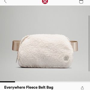 LAST ONE LEFT * Fleece* Everywhere Belt Bag Natural Ivory/Trench